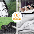 Double Sleeping Bag for Adults Cold Weather Queen Size 2 Person Waterproof Sleeping Bag, Perfect for Couples Family Camping or RV Traveling & Bedding