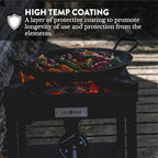 GasOne B-5350A Propane Burner Cooker, Heavy-Duty Outdoor Gas Stove with Steel-Braided Regulator Hose for Turkey Frying & Outdoor Cooking
