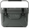 Titan Hard Ice Chest Cooler Roto Cooler with Microban Protection and Deep Freeze Insulation