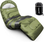 IFORREST Sleeping Bag - Single-Person Cold Weather Camping Sleep Bag for Adults and Teens - XXL 33in/ 40" - Extra-Wide & Warm for Big & Tall - All-Season Comfort