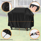 Grill Cover for Weber Slate 30" Griddle, 71inch Outdoor Grill Cover Waterproof for Weber Slate 3400119 Accessories for Flat Top Gas Griddle 1500014-71" L x 24" W x 40" H