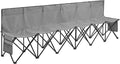 Yaheetech Foldable Sideline Bench 600D Oxford Double Layer Fabric