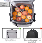 FORICH Soft Cooler Backpack Insulated Waterproof Backpack Cooler Bag Leak Proof Portable Small Cooler Backpacks to Work Lunch Travel Beach Camping Hiking Picnic Fishing Beer for Men Women