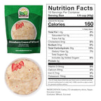 Valley Food Storage Freeze Dried Strawberry Creamy Wheat | 10-Bag Bucket, 100 Servings | Premium Emergency Food Supply, 25 Year Shelf Life | Survival Breakfast Food for Prepper Storage & Camping