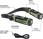EZRED ANYWEAR Rechargeable Neck Light for Hands-Free Lighting, soft green