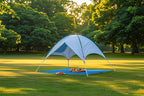 Wind Tour Portable Multifunctional Outdoor Camping Tarp Groundsheet Footprint Lightweight Floor and Ground Tarps for Camping Hiking with Carry Bag (Blue-86.6" x 86.6")