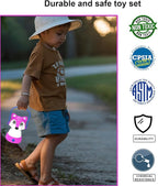 Kids Camping Essentials – LED Kids Lantern and Rechargeable Kids Headlamp Set | Multiple Purposes Kids Nightlight/Flashlight Toys –Holiday, Halloween N Birthday Gifts for Toddlers and Kids (Pink)