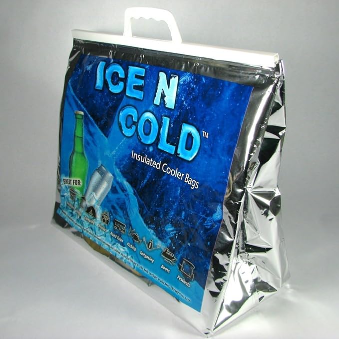 Insulated Picnic/Shopping Cooler Bags for Groceries, Camping, Hiking, Beach, Travel | Lightweight Soft Collapsible | Fast Same Day Shipping