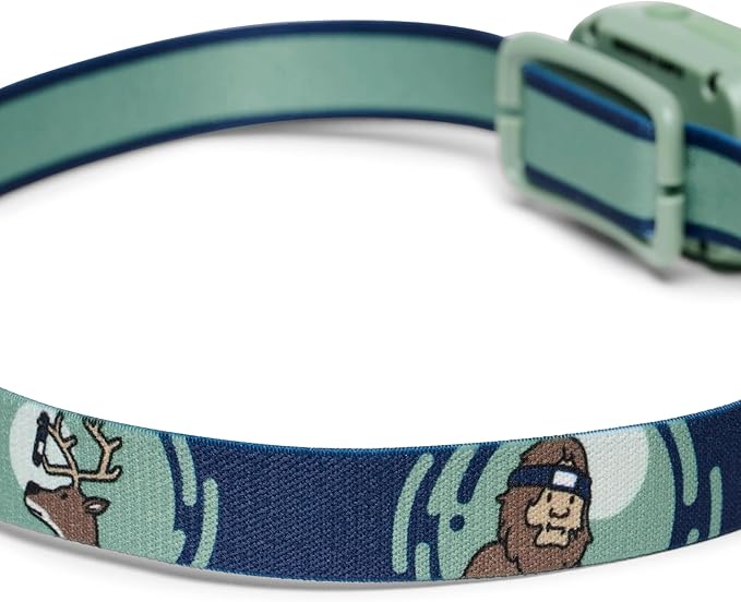 BLACK DIAMOND Wiz Kid Headlamp | 40 Lumens | Child-Safe Design | Adjustable, Rechargeable Battery-Powered Light for Kids Camping & Outdoor | Desert Sage
