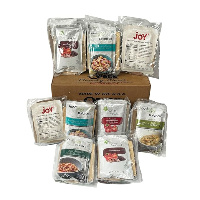 A Pack MREs – eat ready, Long Shelf Life Emergency Food Supply, Military-Grade Quality 2029 Inspection