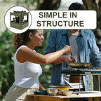 Portable Kerosene Stove for Outdoor Cooking 10 Burner Set Lightweight and Reusable for Camping and BBQ 641 Model