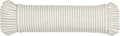 SteadMax 100 ft Natural Cotton Rope, Clothesline Cord, 1/4 inch General Purpose Rope Utility Cord, Ideal for Sports, Outdoors, Tents, Hammocks, Halters, Harnesses, Awnings (1 Pack)