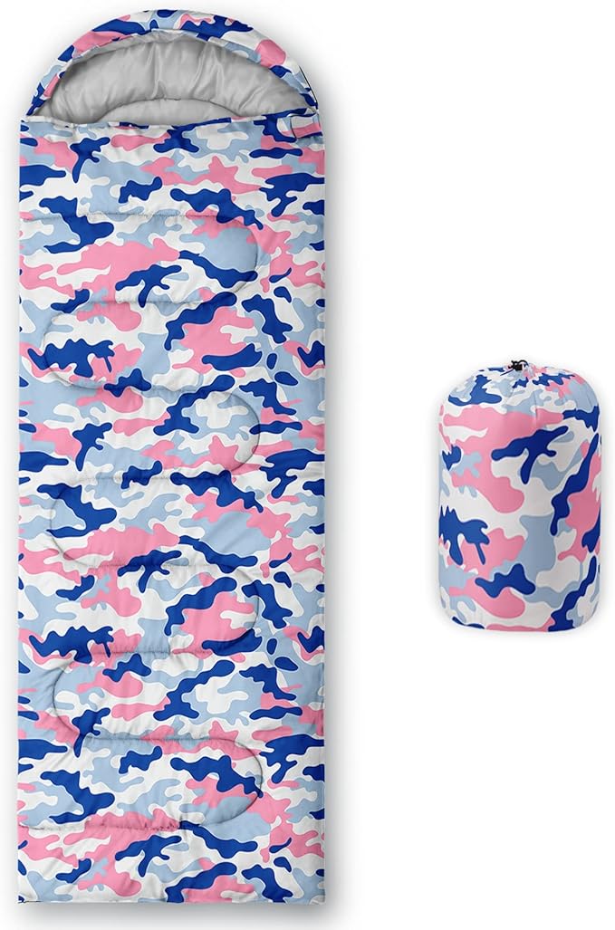 HOSIMA Butterfly Sleeping Bags for Adults and Kids for Camping,Black Gothic Ultralight Sleeping Bag for Cold Weather Summer.