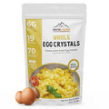 MOUNTAIN ESSENTIALS Whole Egg Crystals Pasteurized Dried Egg Powder 8 Oz Pure Natural Nutrient-Rich Whole Egg Powder For Baking, Cooking, Camping, Quick Meal Preparation Shelf Stable Food Pack of 1