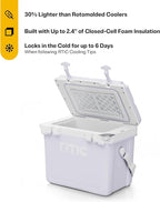 RTIC Ultra-Light 22 Quart Hard Cooler Insulated Portable Ice Chest Box for Drink, Beverage, Beach, Camping, Picnic, Fishing, Boat, Barbecue, 30% Lighter Than Rotomolded Coolers