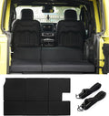 Xprite Upgraded 3" Thick Premium Foam Mattress, Foldable Trunk Sleeping Platform Compatible with 2018-2025 Jeep Wrangler JL 4 Door, Portable Camping & Overlanding Bed