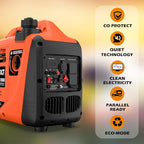 AIVOLT 1600W Super Quiet Inverter Generator, Ultra Lightweight Gas Powered Portable Generator for Camping & Home Use, EPA Compliant