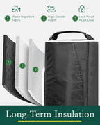 Golf Cooler Bag with Ice Packs - Golf Gifts for Men Fits in Golf Bags Golf Accessories Fathers Day Dad Gifts from Daughter Son Wife - Keeps 6 Beer Cans or 2 Wine Bottles Cold for Hours
