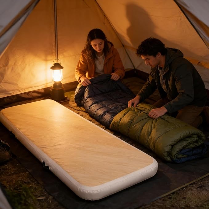 Camping Inflatable Mattress - Inflatable Pad for Sleeping | Air Sleeping Mattress,for Adventure Camping Travel Backpacking Household Picnic Hiking