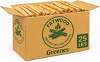Greenes Fence Fatwood Fire Starter – 25 LB Box – 100% Natural Pine Resin Kindling – Chemical-Free All-Weather Fire Starting Sticks for Fireplaces, Campfires, Wood Stoves & Grills