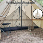 Backpacking Yurts Tent-Lightweight 4 Season Tents with Stove Jack, 1-3 Person Waterproof Hot Tent for Camping, Hiking, Outdoor Hunting, 6.6LB/10.5FT