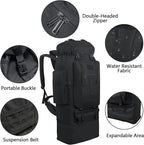 80L 100 liters Hiking Backpack Camping Rucksack, Men Outdoor Travel Climbing Knapsack Mountaineering Trekking Backpack