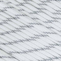 Fluorescent Reflective 550 Type III Guyline Tent Rope Camping Survival Cord High-Visibility Paracord (Reflective White, 100 Feet)