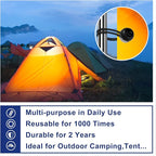 9 Inch Ball Bungee Cords, 100 pcs Bungie Cord Balls Tarp Tie Bungee Balls Tie for Canopy, Camping Tarp, Shelter,Cargo,Tent Poles- UV Resistant