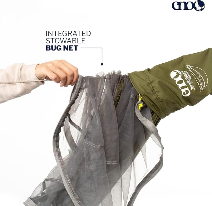 ENO, Eagles Nest Outfitters JungleLink Shelter System with Hammock with Bug Net, Straps and Rain Tarp