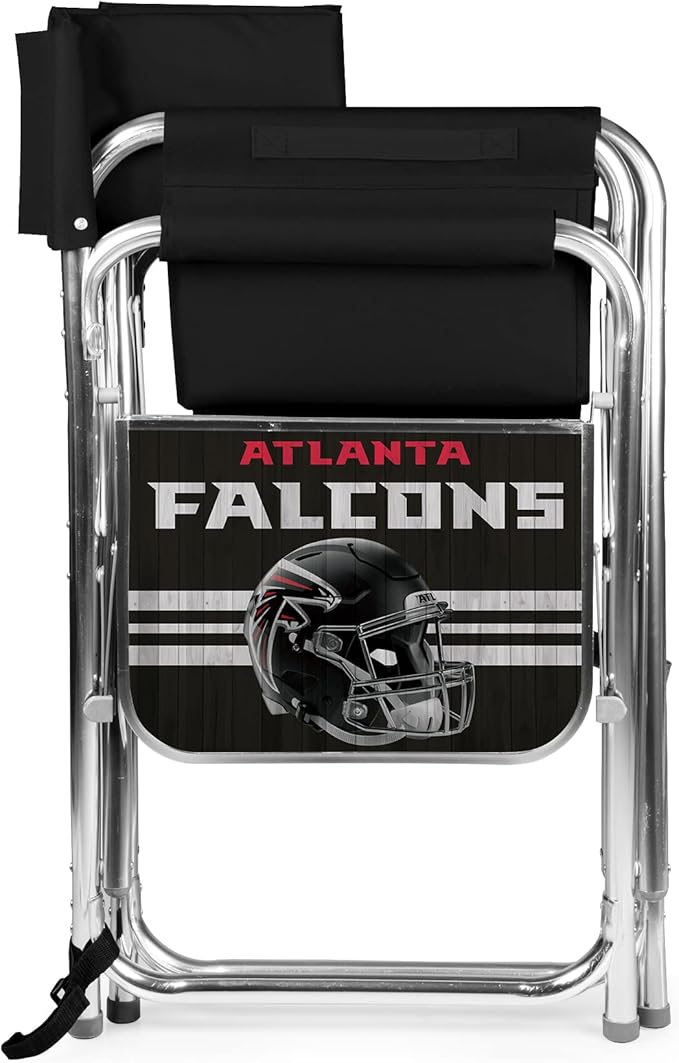 Picnic TIME NFL Unisex-Adult NFL Sports Chair with Side Table, Beach Chair, Camp Chair for Adults