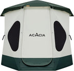 Acacia Camping Tent, Pop Up Camping Tent with 8 Windows and Footprint, Waterproof Windproof Easy Setup Hub Tent for Family Camping, Hiking and Glamping