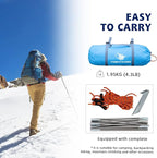 7.2 × 4 × 4 Feet Single Backpack Tent, Waterproof Camping and Hiking Tent can be Used by One Person, Light and Durable