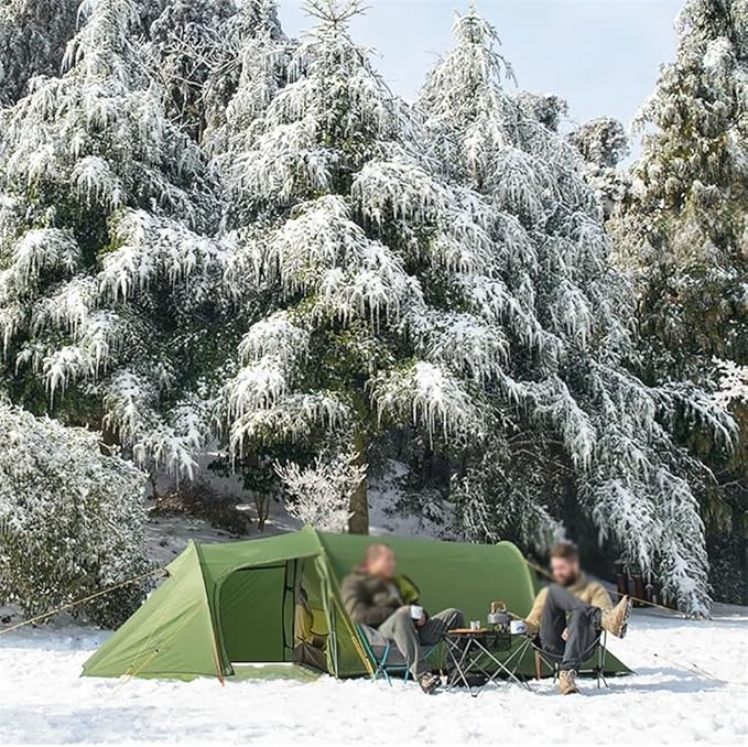 2 3 4 Person Hiking Tent Four Seasons Tent Ultralight Family Travel Tent 20D Waterproof Camping Tent