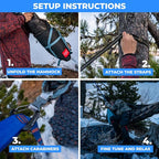 GRAND TRUNK Evolution 20 Down Hammock – Cold Weather Hammock with Integrated Sleeping Bag & Underquilt, 20°F Rated, Lightweight Camping & Backpacking Hammock