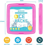 MIYCOO Ice Packs for Lunch Boxes & Lunch Bag - Quick Freeze Ice Pack Space Saving Freezer Packs - Reusable Slim Original Cool Pack - Cooler Accessories for Beach, Camping and Fishing