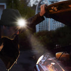 POWERCAP LED Hat Light 150 Lumens Rechargeable Fleece Beanie with Bright Built-in Headlamp Waterproof LED Warm One Size Cap
