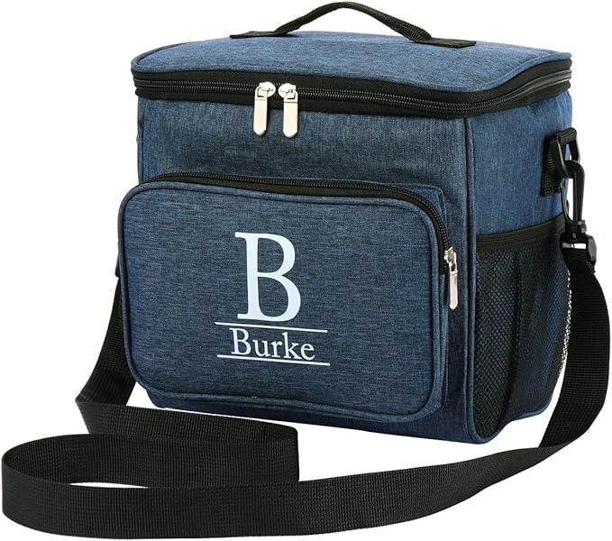 Personalized Insulated Cooler Bag, Custom Name Portable Insulated Camping Bag Suitable for Picnic Beach Hiking Travel