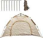 WiseLife Tent with Ropes, Compact Setup for Backpacking Outdoor Activities, Forest Campsites and Beach Camping Outdoors, Beige