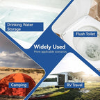 Emergency Drinking Water Storage 45 Gallon 2 Pack, Food-Grade Bathtub Bladder, BPA-Free, Ideal for Emergency Water Bank, Camping, RV Traveling, Hurricane, Storm & Disaster Preparedness Supplies
