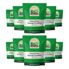 Valley Food Storage Freeze Dried Sausage Crumbles | 10-Bag Bucket, 85 oz | Premium Emergency Food Supply, 25 Year Shelf Life | Prepper Supplies, Survival Food, Camping & Off-Grid Living | Packaged in USA
