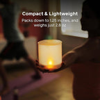 BioLite Luci Candle Flameless Inflatable, Solar-Powered Outdoor Lantern