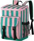 DYSHAYEN Cooler Backpack,Lightweight Backpack Cooler Insulated Leak Proof,30 Cans Soft Cooler Bag for Beach,Camping,Beach,Picnic,Lunch