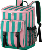 DYSHAYEN Cooler Backpack,Lightweight Backpack Cooler Insulated Leak Proof,30 Cans Soft Cooler Bag for Beach,Camping,Beach,Picnic,Lunch