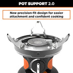 Jetboil Pot Support 2.0 with Foldable Arms for 2025 Jetboil Camp Stove Models, New for 2025