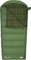 Naturehike Flannel Big and Tall Sleeping Bag for Adults, Cold Weather Sleeping Bag for All Seasons, XXL Sleeping Bags for Camping Hiking Hunting, Compression Sack Included