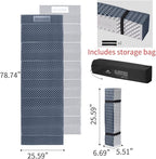 Naturehike Ultralight Foam Sleeping Pad - R1.8/R2.6/R3.0 Closed Cell Mattress, Thick Portable Folding Mat for Backpacking, Waterproof & Compact for Camping, Hiking, Travel and Car Camping