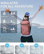 Capolo Cooler Backpack Insulated Waterproof for Women Men,36/45 Cans Lunch Backpack Coolers Leak Proof Soft Cooler Bag Ice Chest for Camping Beach