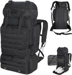 80L 100 liters Hiking Backpack Camping Rucksack, Men Outdoor Travel Climbing Knapsack Mountaineering Trekking Backpack