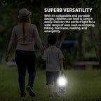 Gold Armour Camping Lantern, Battery Powered LED Lanterns, Survival Kits for Power Outages, Hurricane, Emergency, Portable Camping Essentials
