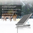 POWOXI Solar Panel for Deer Feeder 6V 1.5W Waterproof Solar Battery Charger with Mounting Bracket Alligator Clip Game Feeders Solar Panel 6 Volt